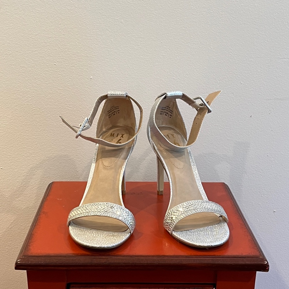 Mix No. 6 silver heels.